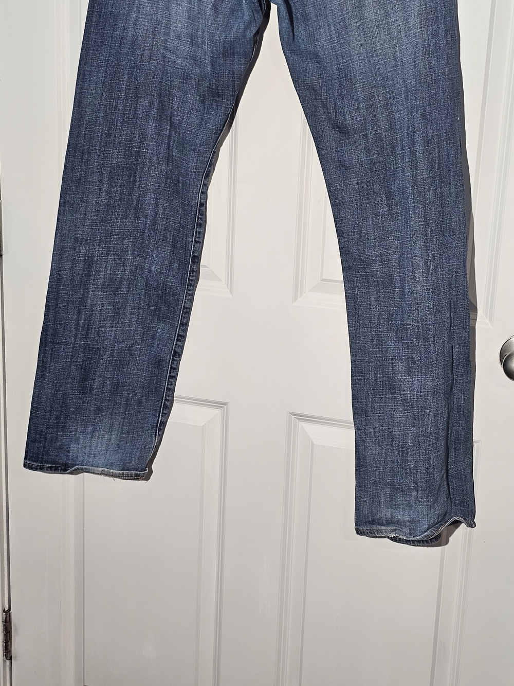 Lucky Brand 181 Relaxed Straight Jeans Mens W34 L34 Lot of 2 Blue Distressed - Picture 12 of 16